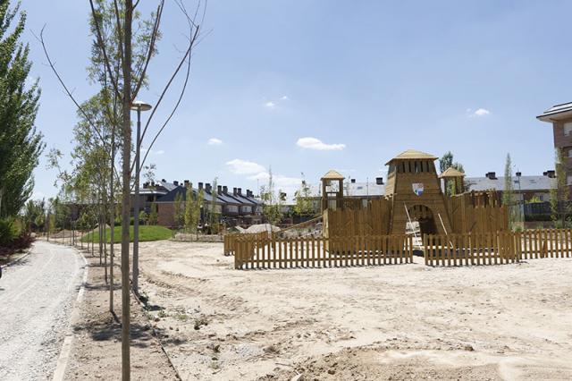 El parque lineal Juan Carlos I, en Viñas Viejas, estará finalizado en pocos meses