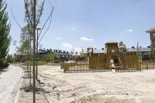 El parque lineal Juan Carlos I, en Viñas Viejas, estará finalizado en pocos meses