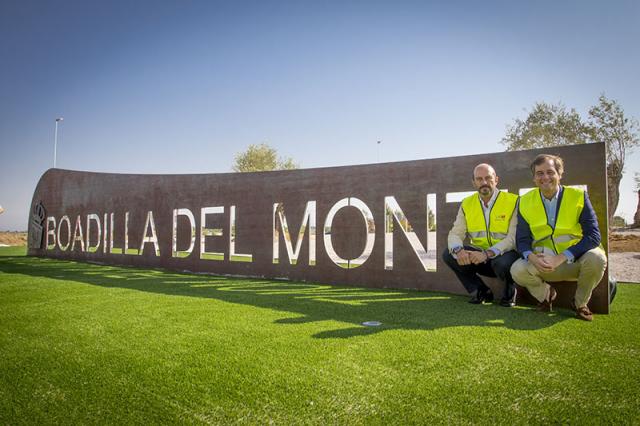 Abre al tráfico la nueva rotonda que da acceso a los nuevos desarrollos de Boadilla desde la M-513