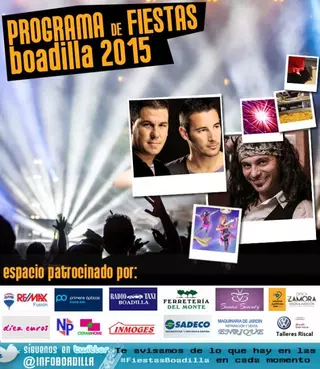 Programa de Fiestas de Boadilla del Monte 2015 - Del 2 al 5 de Octubre