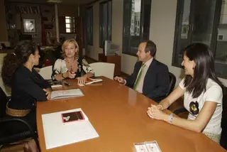 Reunión en la Consejería de Cultura y Turismo