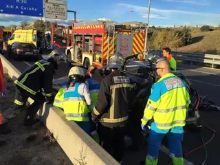 Un joven de 23 años en estado crítico tras un accidente en Majadahonda