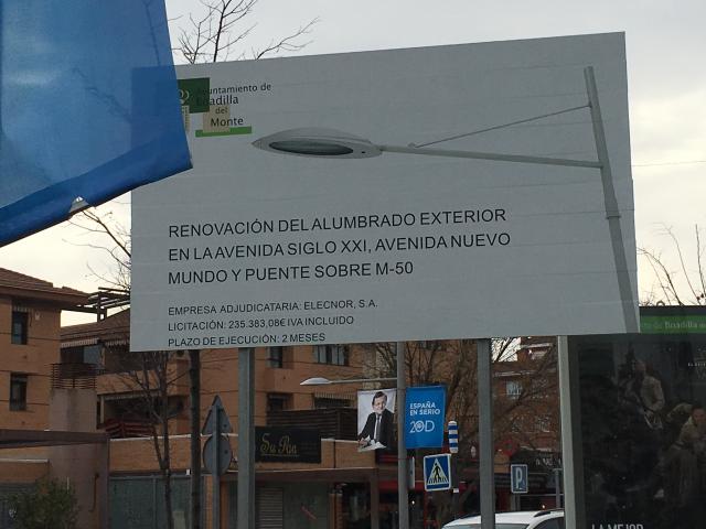 El PP responde las acusaciones del PSOE sobre el contrato con Elecnor en Boadilla