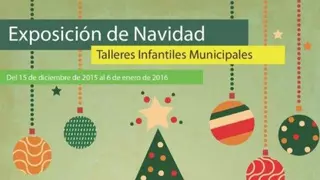 Los alumnos de los talleres municipales infantiles exponen sus trabajos navideños y los venden con fines benéficos