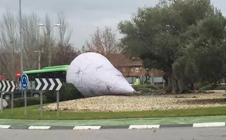 El viento causa problemas en Boadilla