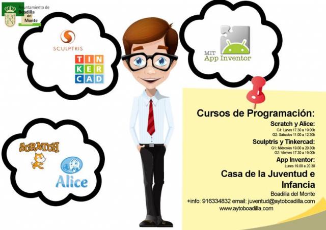 Boadilla ofrece a los niños y jóvenes varios cursos centrados en las nuevas tecnologías