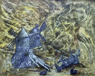 Boadilla acoge una exposición del pintor Pedro de Castro, creador del "relieve a nivel"