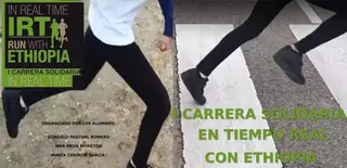 Alumnos del IES Ventura Rodríguez y jóvenes atletas de Etiopía correrán a la vez por el país africano