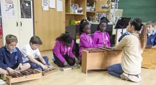La escuela-orfanato New Life Center de UGANDA visita el Colegio Virgen de Europa de Boadilla