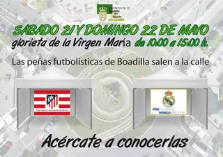 Las peñas del Atlético y Real Madrid recaudarán fondos para sufragar las banderas de la Liga de Campeones