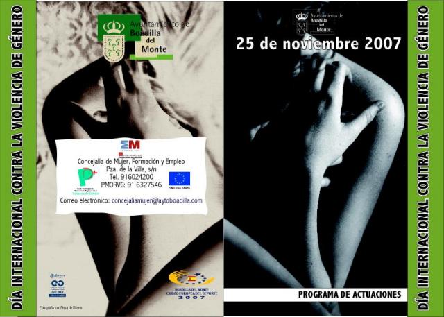 El Ayuntamiento organiza numerosas actividades con motivo del Día Internacional contra la Violencia de Género