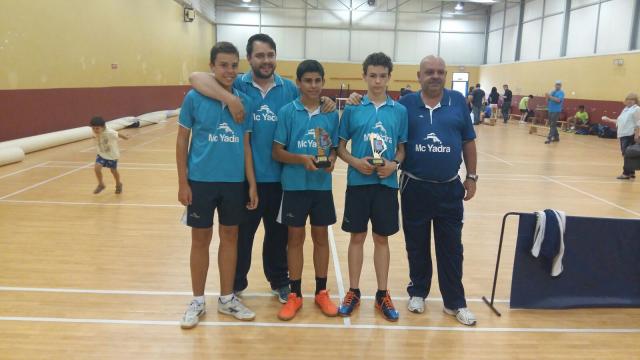 El Boadilla Teresa Berganza gana la Liga de jóvenes de promesas de tenis de mesa de Madrid