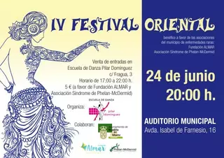 Danzas Orientales en beneficio de la Fundación Almar y la Asociación Síndrome Phelan Mc-Dermid