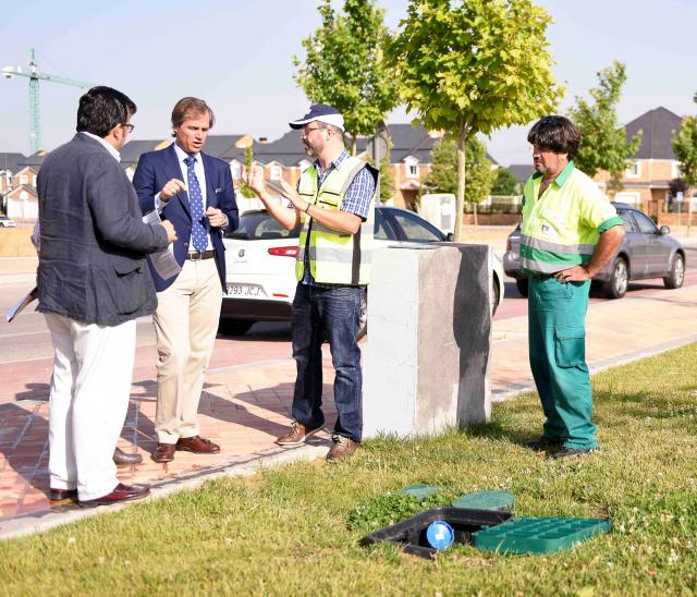 Boadilla implanta un sistema de telegestión para optimizar el consumo de agua en los parques