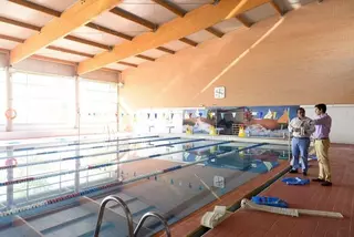 Obras de remodelación y mejora en la Piscina Municipal Cubierta de Boadilla