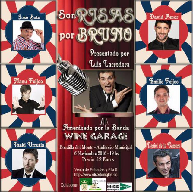 El Auditorio Municipal acogerá el próximo domingo la Gala Solidaria SonRISAS por Bruno