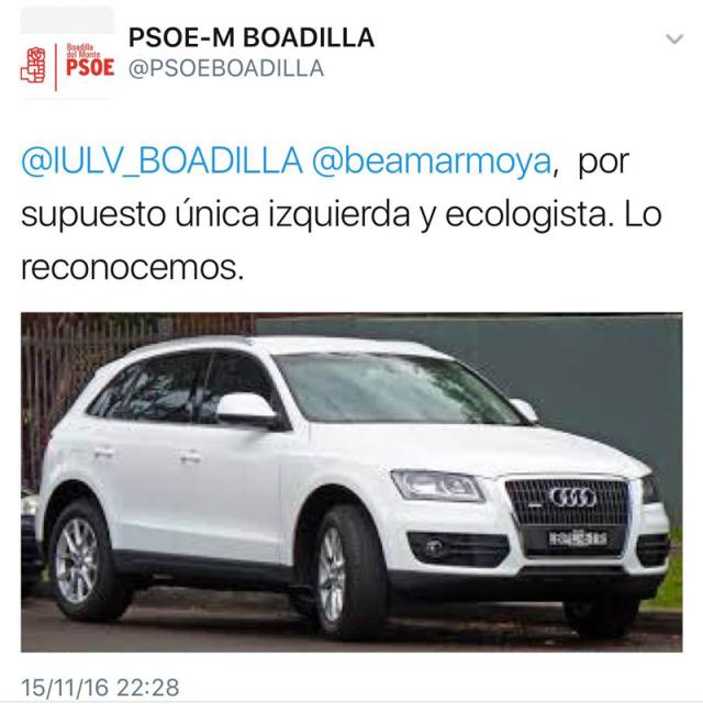 Beatriz Martínez denuncia al PSOE de Boadilla por 'falsedad' en un tuit