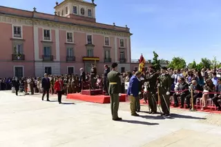 Multitudinaria jura de bandera de civiles en Boadilla del Monte