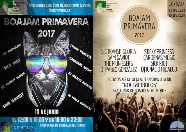 Nueva edición del Festival BOAJAM y de Ocio Nocturno con múltiples actividades en Boadilla