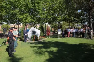 Boadilla recuerda a Miguel Ángel Blanco en el vigésimo aniversario de su muerte