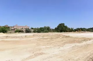 Las obras del Parque del Mirador del Nacedero avanzan a buen ritmo y a finales de octubre se podrá iniciar la plantación