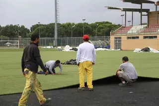 El Complejo Deportivo Municipal iniciará la nueva temporada con tres de sus campos de fútbol remodelados