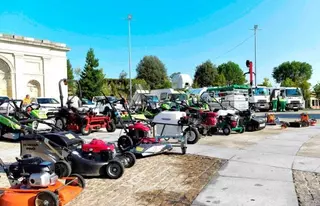 Boadilla presenta nueva maquinaria y vehículos para la limpieza y mejora de jardines y zonas verdes