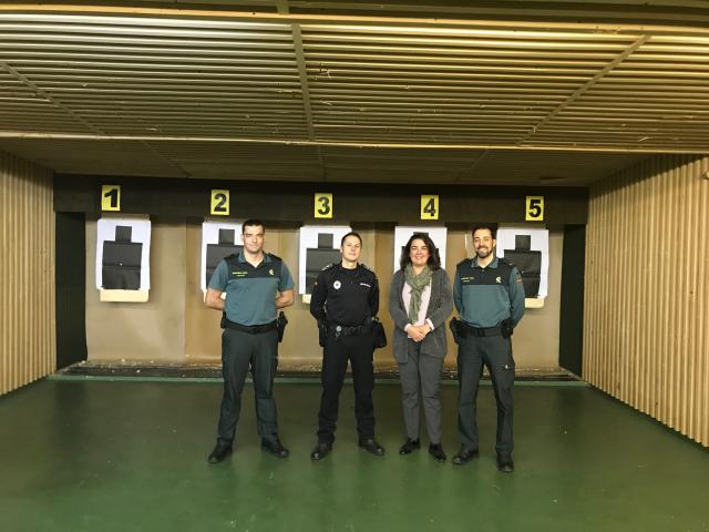 Acuerdo entre el Ayuntamiento y la Guardia Civil para que la Policía Local realice sus prácticas de tiro en el cuartel de la Benemérita en Las Rozas