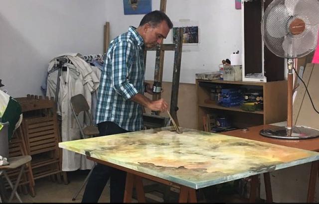 El pintor boadillense José Luis Martín de Vidales expone su última colección “Pareidolia”