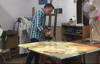 El pintor boadillense José Luis Martín de Vidales expone su última colección “Pareidolia”