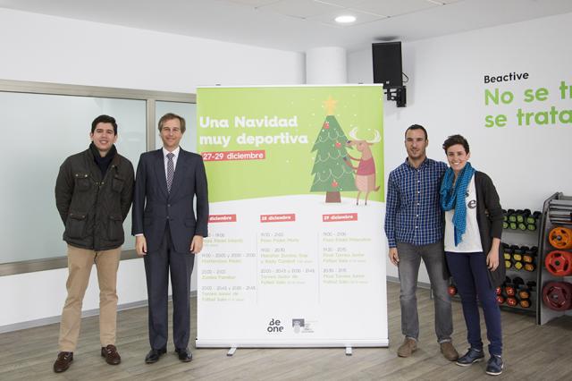 BeOne ofrece de forma gratuita actividades de pádel, zumba y fútbol sala para estas navidades