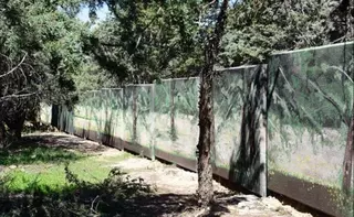 Finalizada la instalación de la pantalla acústica en la M-513 a la altura de Olivar de Mirabal