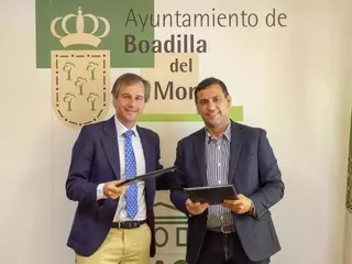 Convenio para el soterramiento de la línea de alta tensión en los tramos de Valenoso y Olivar de Mirabal