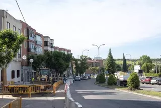Avanzan las obras de remodelación en la carretera de Majadahonda