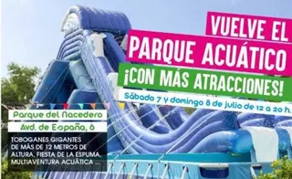 Fiesta acuática el próximo fin de semana en el parque del Nacedero