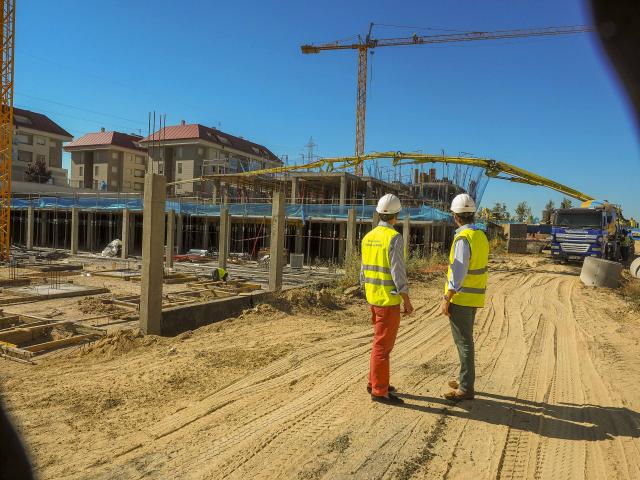 Las obras de las 95 viviendas protegidas de la EMSV en construcción finalizarán la próxima primavera