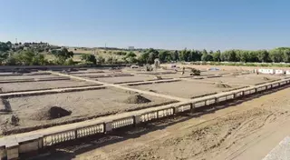 Las obras de recuperación de las antiguas huertas del Palacio avanzan al ritmo previsto

