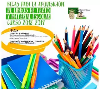 Abierto el plazo de solicitud de becas para la adquisición de libros de texto y material escolar didáctico
