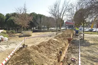 Comienzan las obras de remodelación integral en el parque de la carretera de Villaviciosa