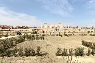 El Ayuntamiento reactiva el programa "Abierto por Obras" para conocer cómo evoluciona la recuperación de las antiguas huertas del palacio
