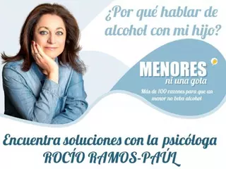 Abierto el plazo de inscripción para participar en el encuentro con Rocío Ramos-Paul, Supernanny, sobre consumo de alcohol en menores
