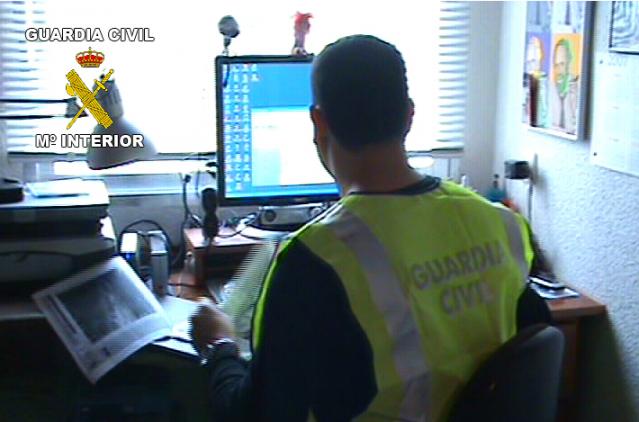 La Guardia Civil localiza a dos personas que obtenían beneficios a través de extorsiones