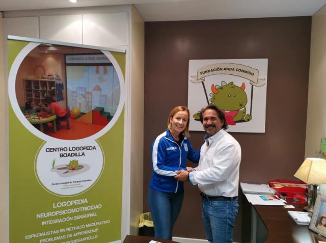 La Fundación Anda Conmigo, nuevo colaborador del Club de Hockey del Colegio Virgen de Europa