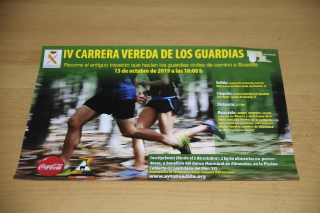Nueva edición de la carrera solidaria Vereda de los Guardias que organizan Ayuntamiento y Guardia Civil