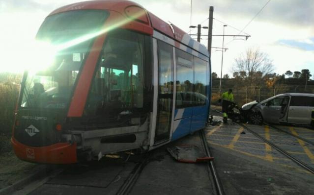 Un herido en un accidente con el Metro Ligero en Boadilla