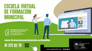 Boadilla crea una Escuela Virtual de Formación que ofrece 119 cursos gratuitos a empadronados