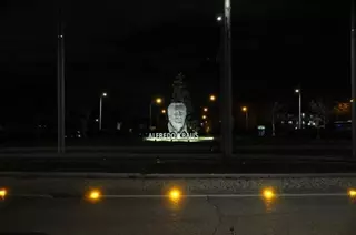 Mejoras en la rotonda de Alfredo Krauss de Boadilla