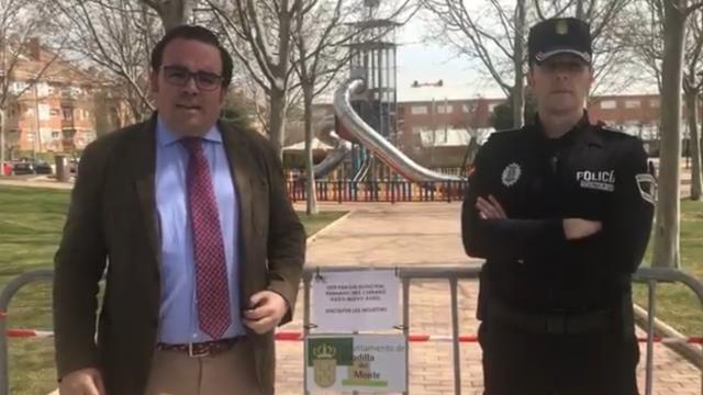 Cierran todos los parques infantiles de Boadilla