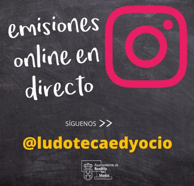 Ludoteca online, cocina, formación y propuestas de ocio son las ofertas que la Concejalía de Juventud ofrece para hacer desde casa