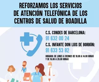 El Ayuntamiento colabora con los centros de salud reforzando su servicio de atención telefónica